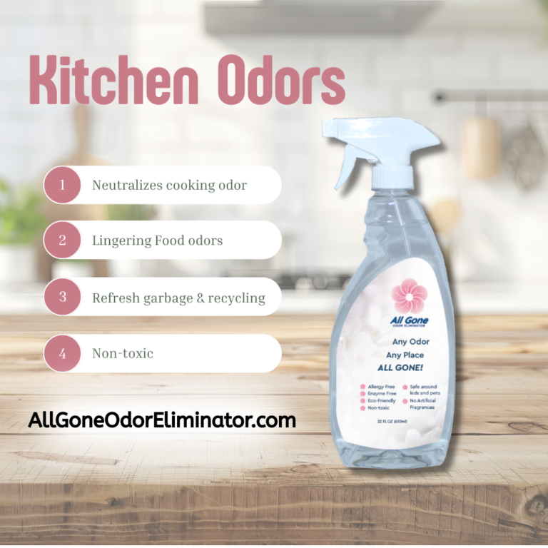 All Gone kitchen benefits with faded background 768x768